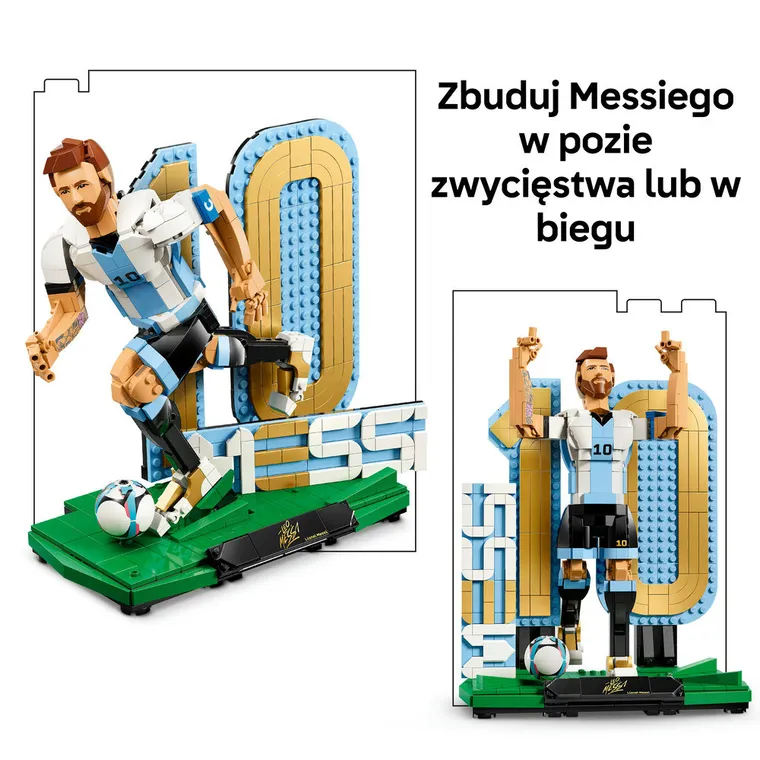 LEGO Editions, Lionel Messi - piłkarska legenda, 43015