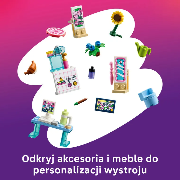 LEGO Friends, Kreatywna walizka z domkiem dla lalek, 42697