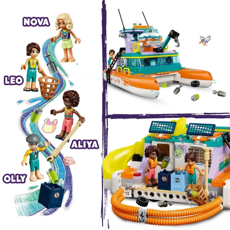 LEGO Friends, Morska łódź ratunkowa, 41734