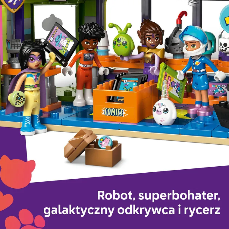 LEGO Friends, Sklep z grami i komiksami, 42674