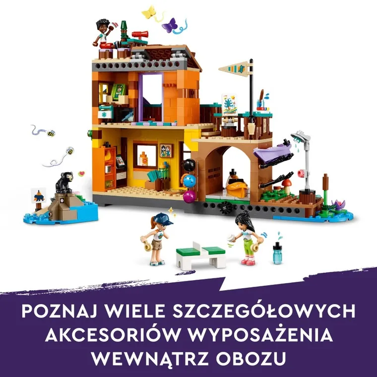 LEGO Friends, Sporty wodne na obozie kempingowym, 42626