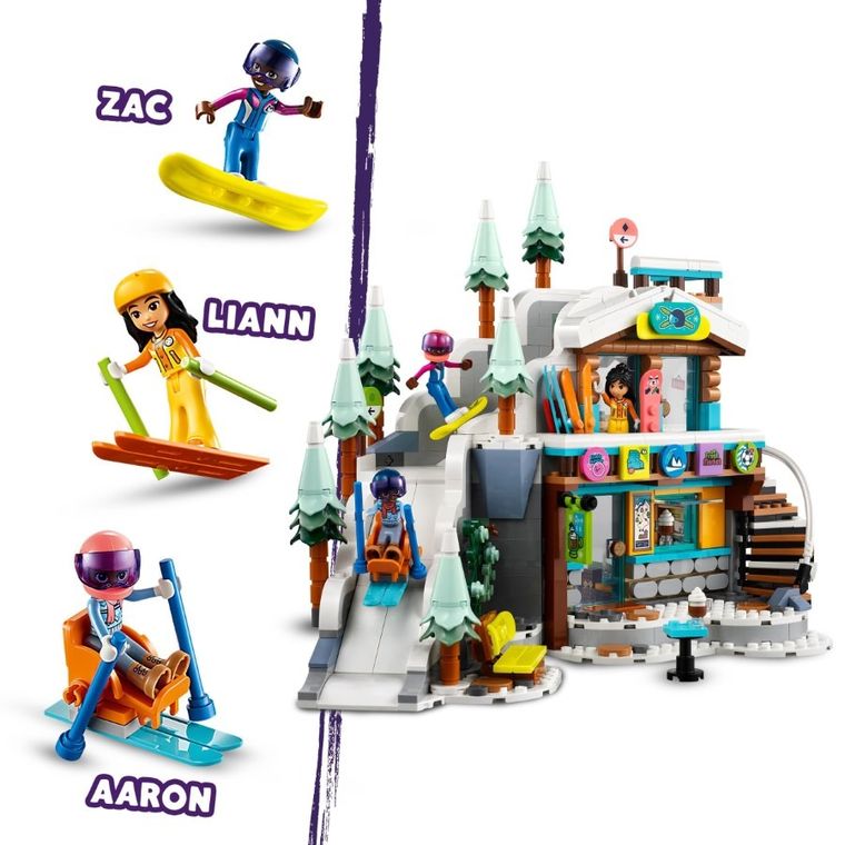 LEGO Friends, Stok narciarski i kawiarnia, 41756