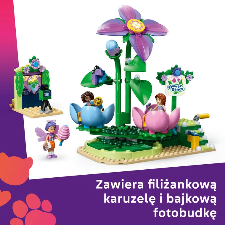 LEGO Friends, Wróżkowa karuzela z kwiatami, 42702