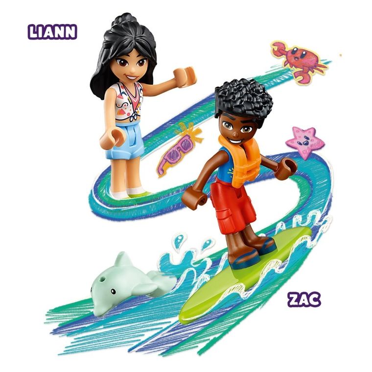 LEGO Friends, Zabawa z łazikiem plażowym, 41725