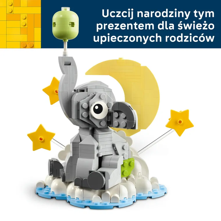 LEGO Iconic, Słoniątko na niebie, 40814
