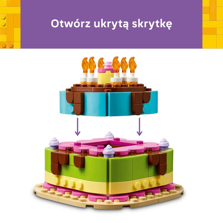 LEGO Iconic, Tort na przyjęcie urodzinowe, 40815