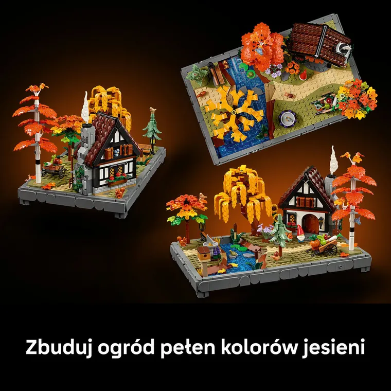 LEGO Icons, Jesienny ogród z chatką, 11372