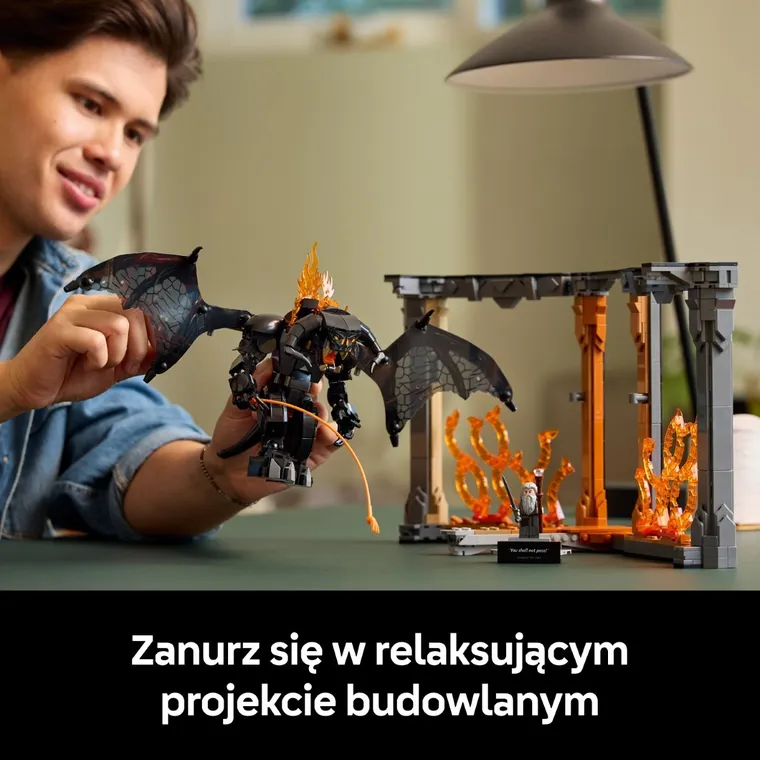 LEGO Icons, Władca pierścieni: Book nook z Balrogiem, 10367