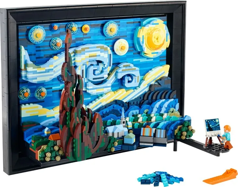 LEGO Ideas, „Gwiaździsta noc” Vincenta van Gogha, 21333