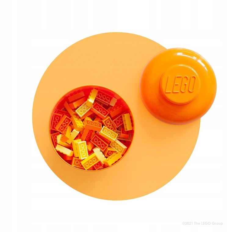 LEGO, mała głowa, pumpkin, pojemnik do przechowywania, rozmiar S, 2l