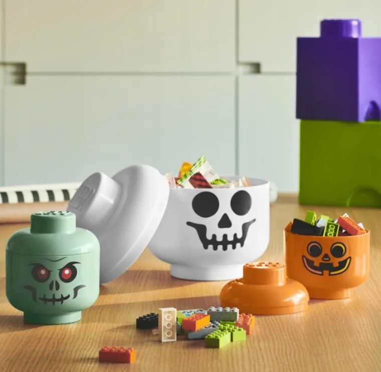 LEGO, mała głowa, pumpkin, pojemnik do przechowywania, rozmiar XS, 0,36l