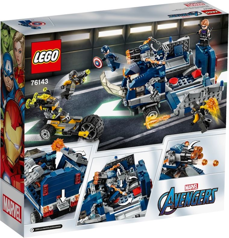 LEGO Marvel, Avengers: Zatrzymanie ciężarówki, 76143
