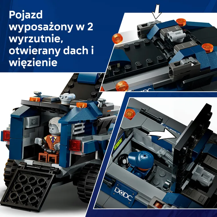 LEGO Marvel, Pościg Spider-Mana za więźniarką, 76349