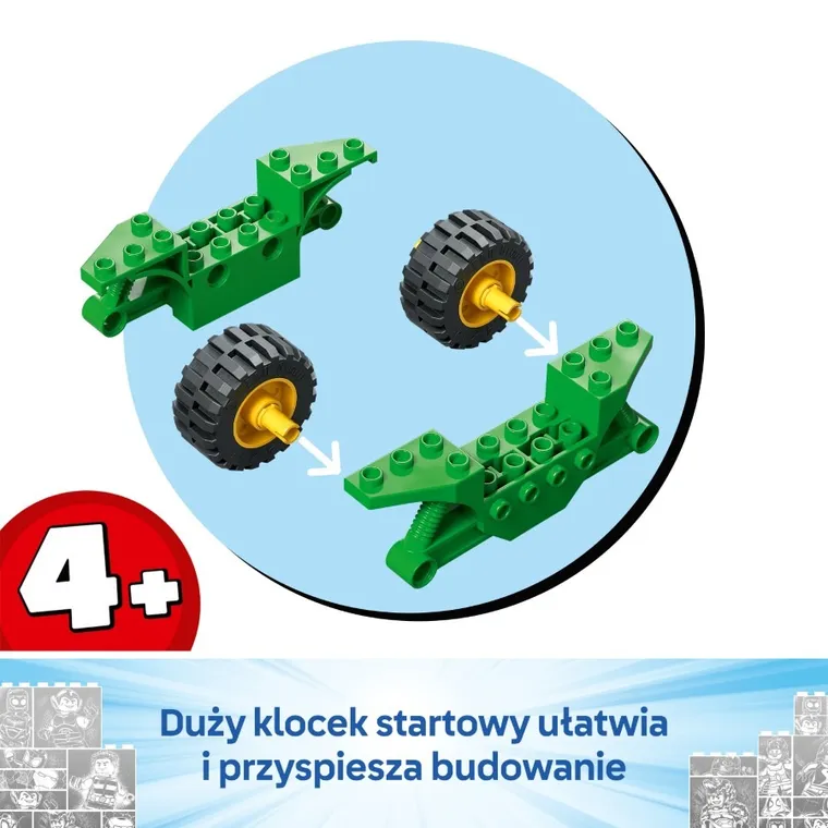 LEGO Marvel, Pościg Spina za Electro w dinopojeździe, 11198