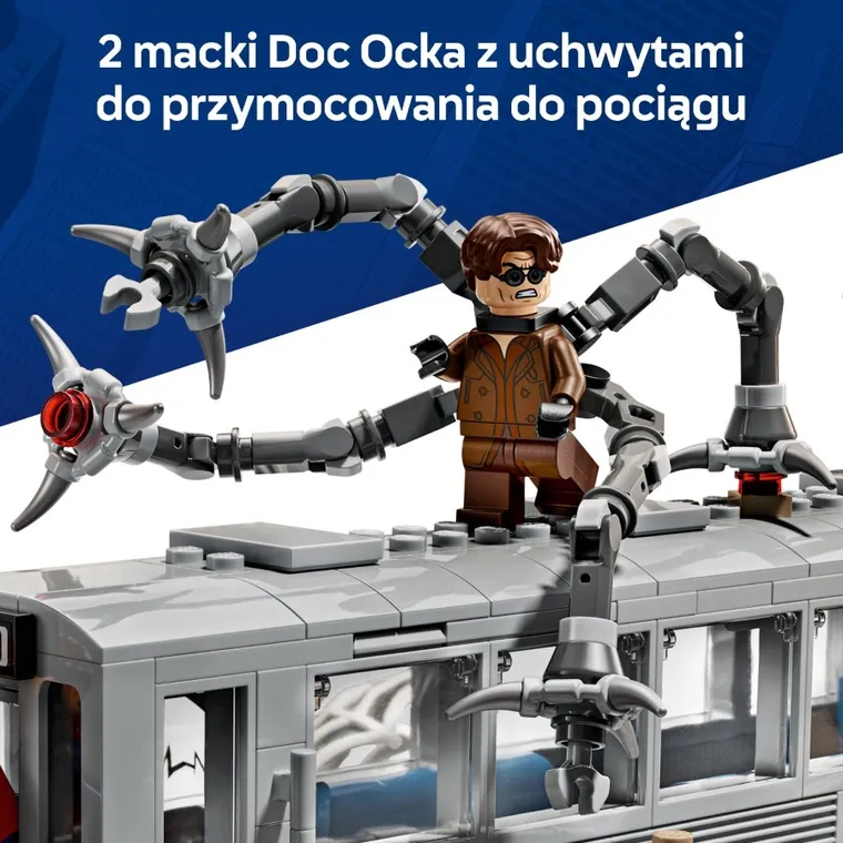 LEGO Marvel, Spider-Man kontra Doc Ock - scena w metrze, 76321