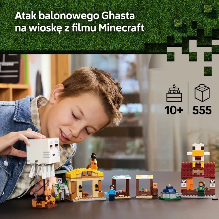LEGO Minecraft, Atak balonowego Ghasta na wioskę, 21273