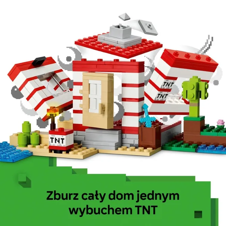 LEGO Minecraft, Dom TNT w dżungli, 21275
