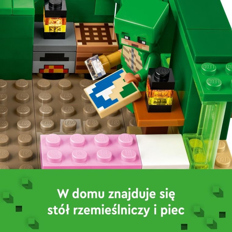 LEGO Minecraft, Domek na plaży żółwi, 21254