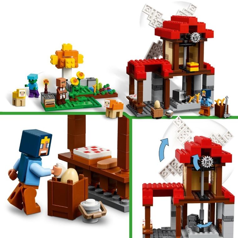 LEGO Minecraft, Farma z wiatrakiem, 21262