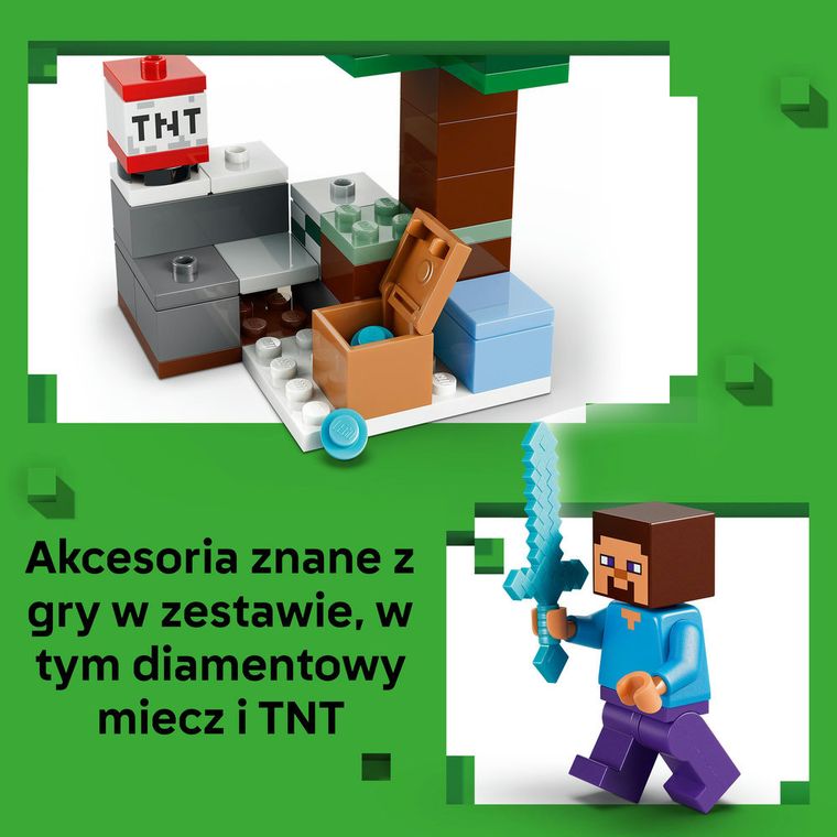 LEGO Minecraft, Przygoda Steve’a w tajdze, 21583