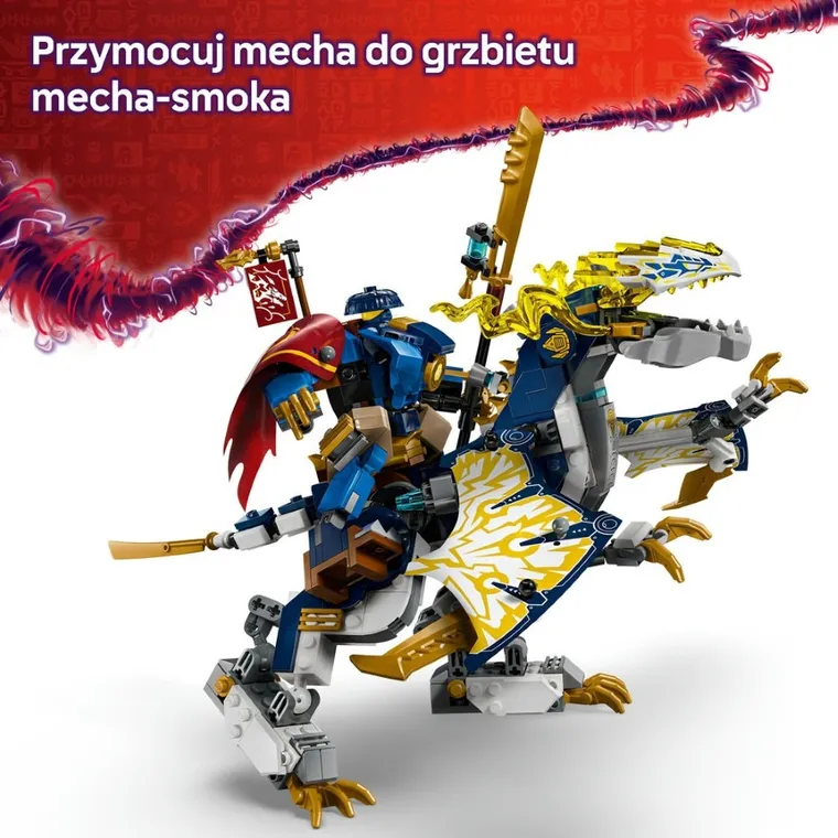 LEGO NINJAGO, Mech smoczego jeźdźca Rogue’a, 71843