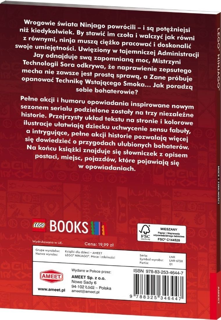 LEGO NINJAGO. Moce i zdolności