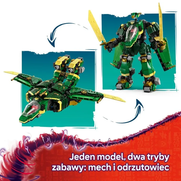 LEGO NINJAGO, Odrzutowy mech Lloyda, 71845