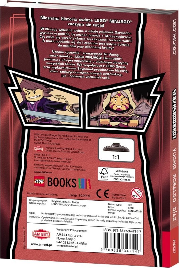 LEGO Ninjago. Strzaskoobrót + figurka