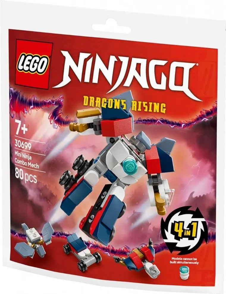 LEGO NINJAGO, Wielofunkcyjny minimech Ninja, 30699