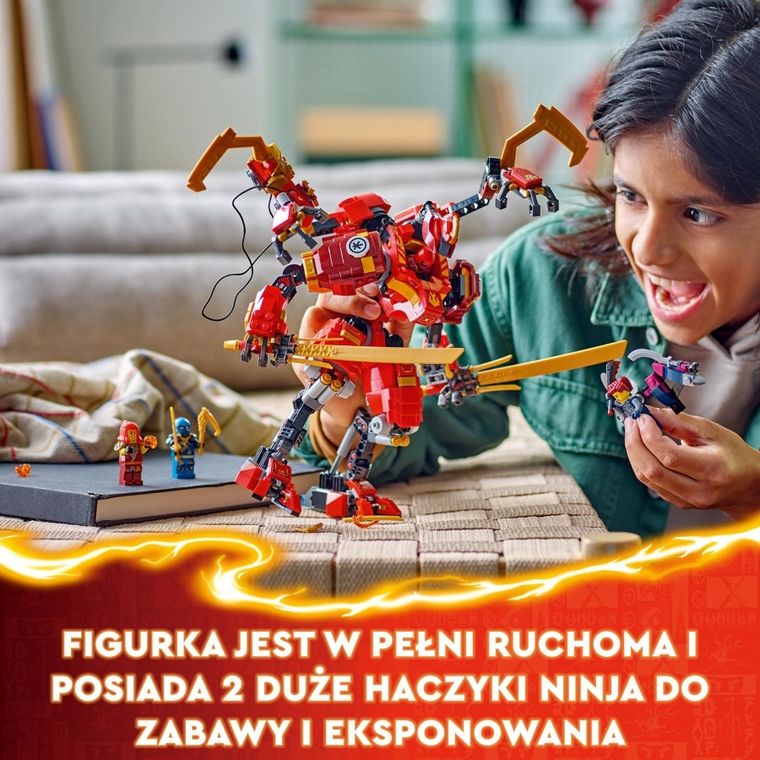 LEGO NINJAGO, Wspinaczkowy mech ninja Kaia, 71812