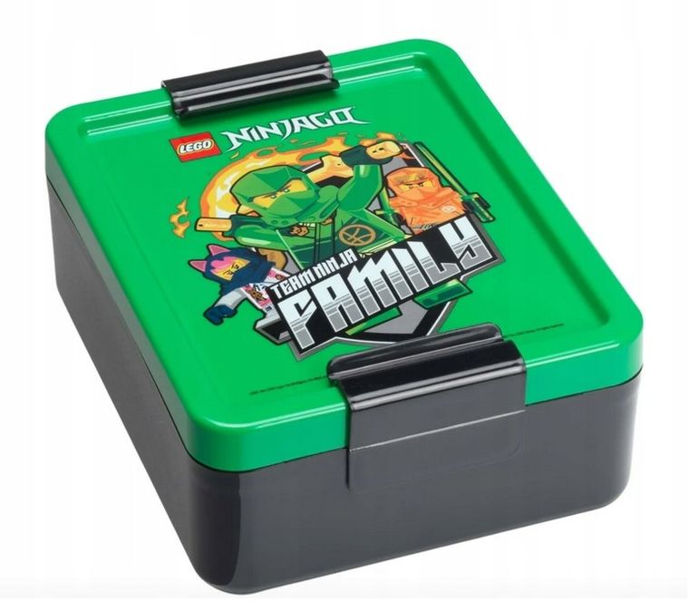 LEGO Ninjago, zestaw: lunchbox + bidon, 390 ml