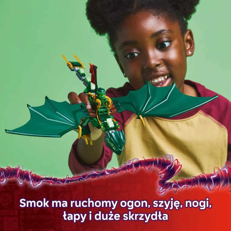 LEGO NINJAGO, Zielony leśny smok Lloyda, 71829