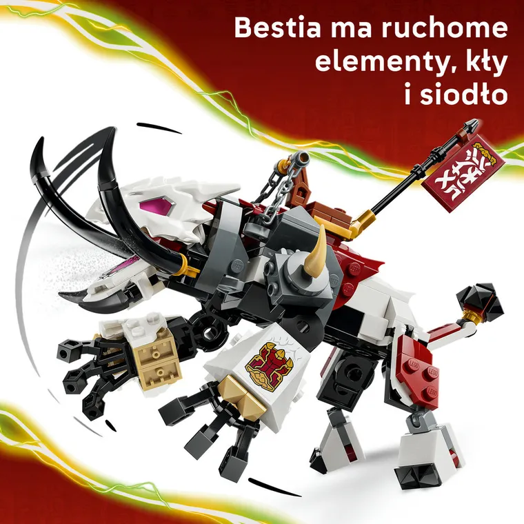 LEGO NINJAGO, Zilvar i smocza bestia Grimtak, 71863