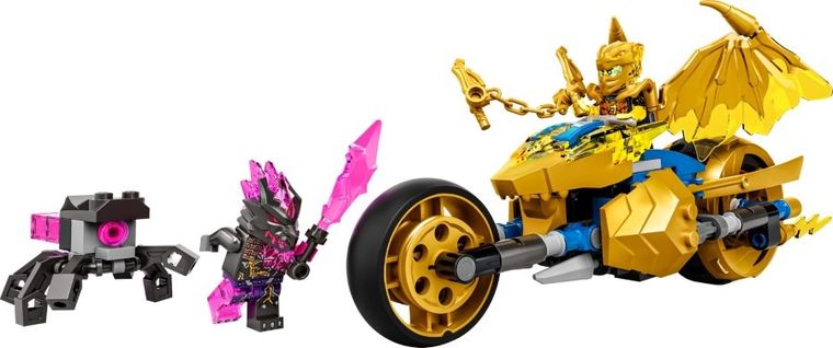 LEGO NINJAGO, Złoty smoczy motocykl Jaya, 71768