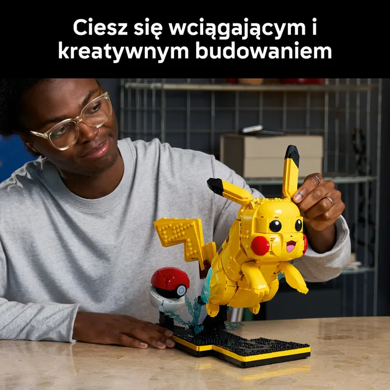 LEGO Pokémon, Pikachu i Pokéball, zestaw dla dorosłych, 72152