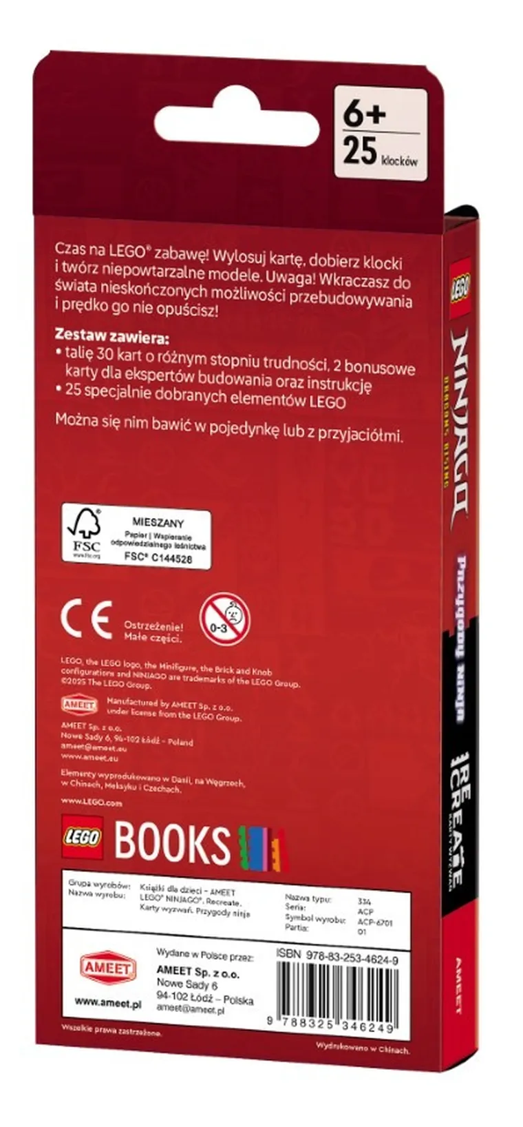 LEGO Recreate. Karty wyzwań. Przygody ninja