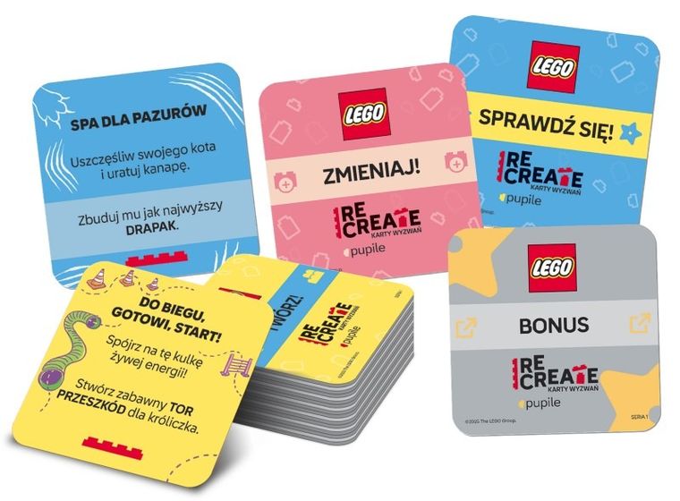 LEGO Recreate. Karty wyzwań. Pupile