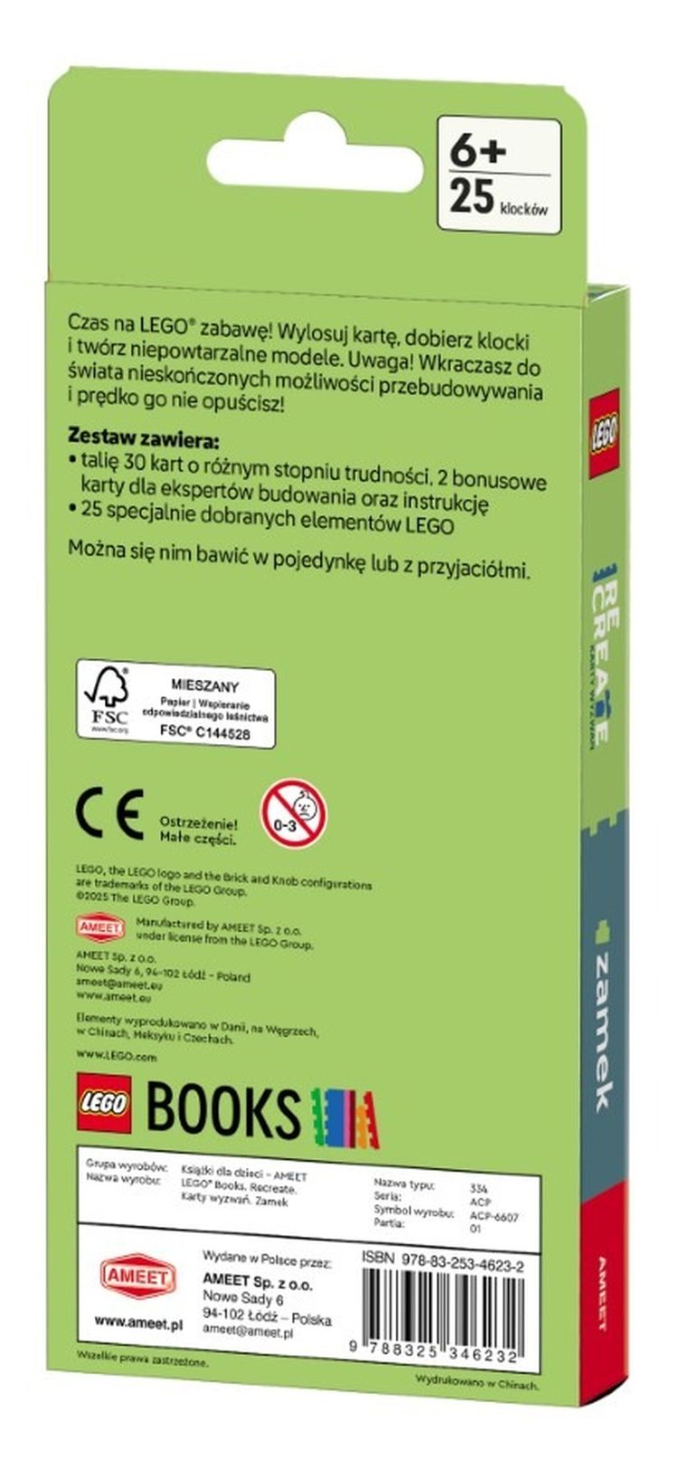 LEGO Recreate. Karty wyzwań. Zamek