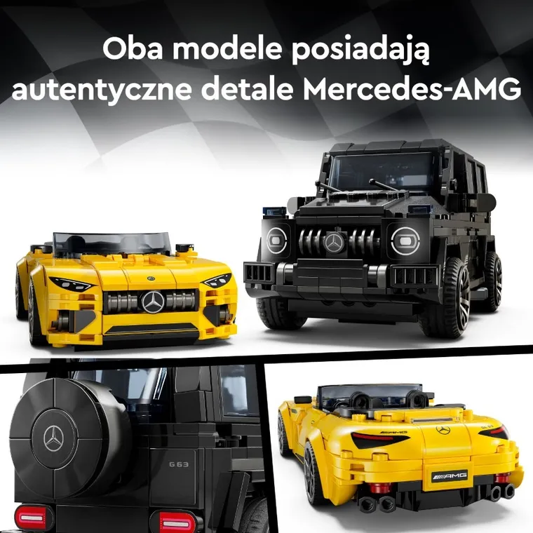 LEGO Speed Champions, Mercedes-AMG G 63 i Mercedes-AMG SL 63, 76924