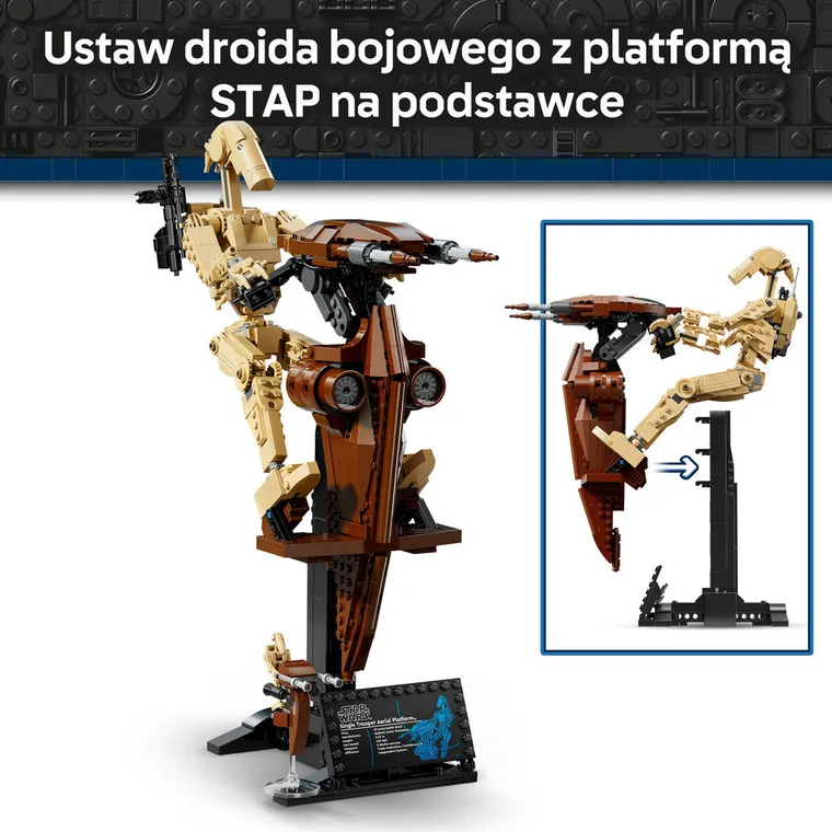 LEGO Star Wars, Droid bojowy z platformą STAP, 75428