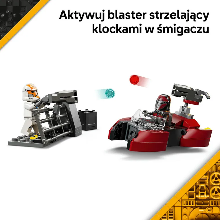 LEGO Star Wars, Oblężenie Mandalory - zestaw bitewny, 75449