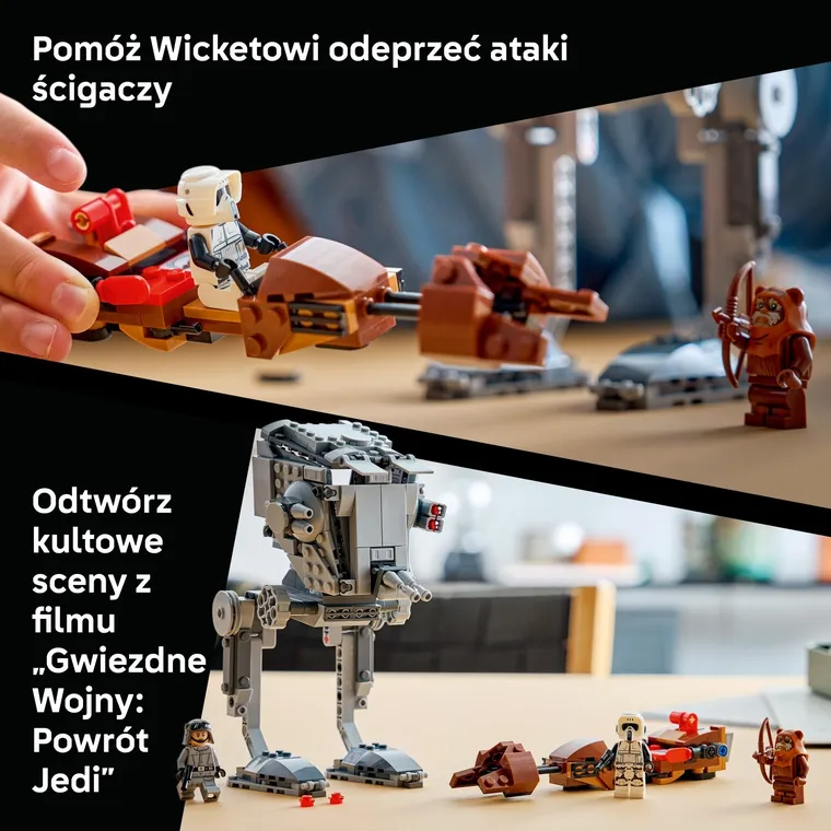 LEGO Star Wars, SMART Play: Atak AT-ST na Endor, 75424