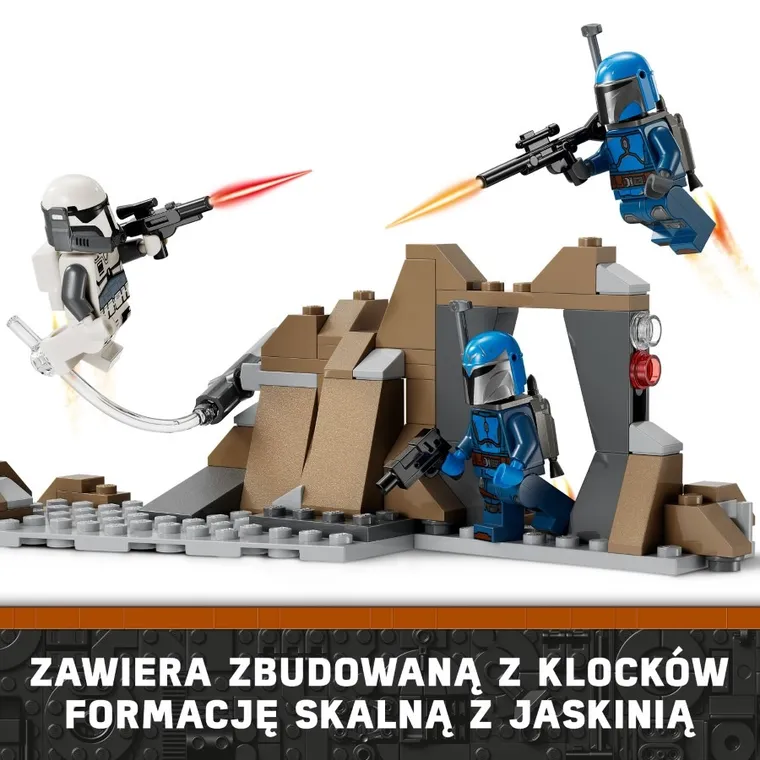 LEGO Star Wars, Zasadzka na Mandalorze - zestaw bitewny, 75373