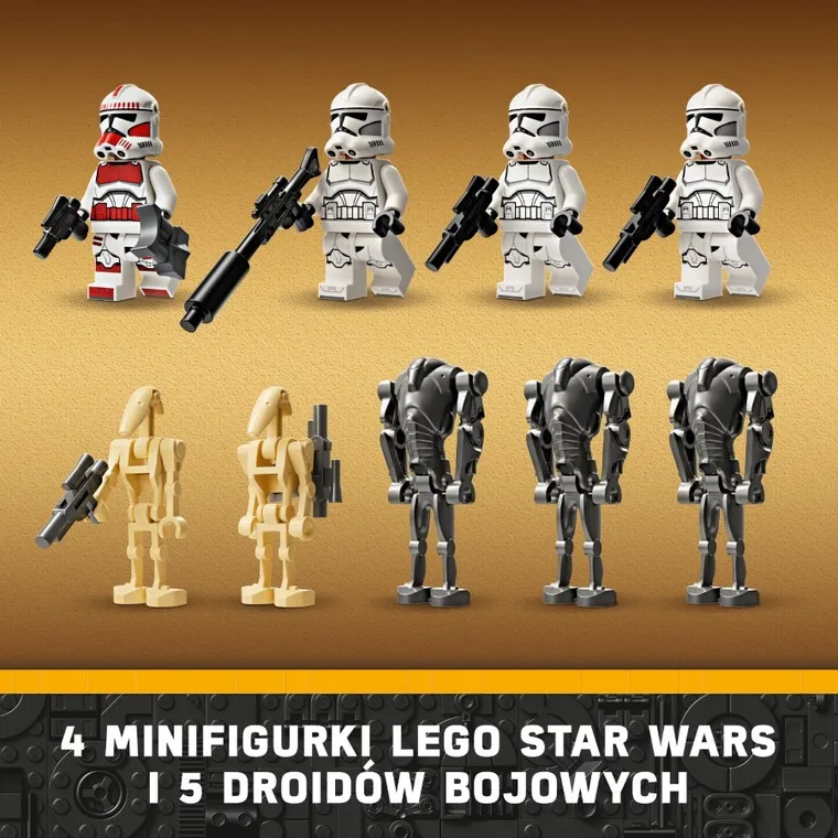 LEGO Star Wars, Zestaw bitewny z żołnierzem armii klonów i droidem bojowym, 75372