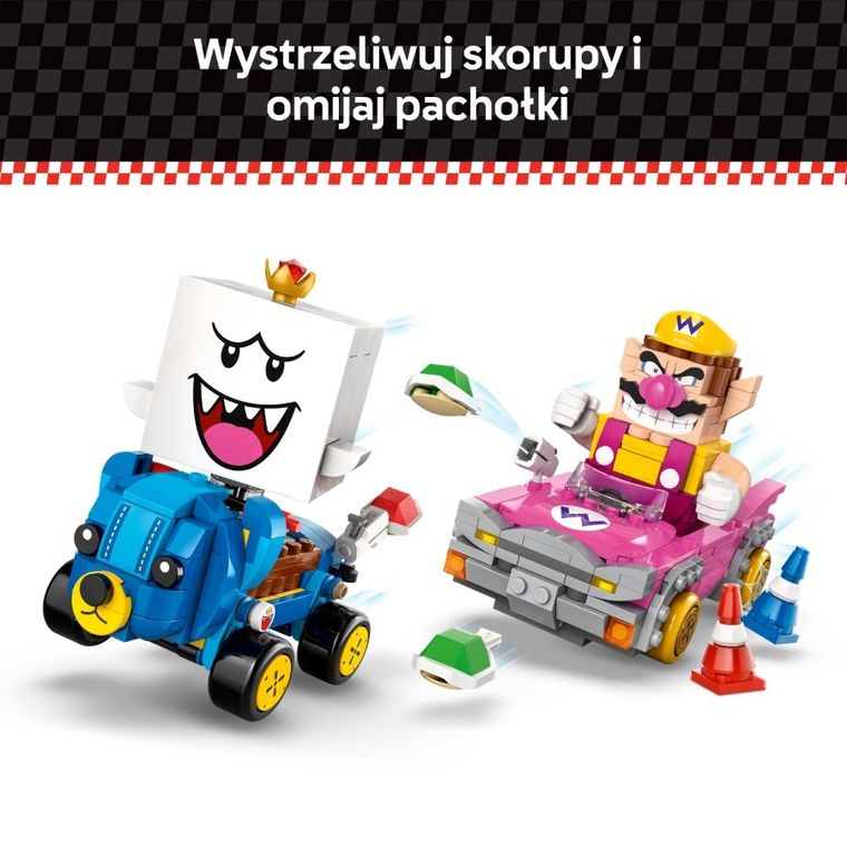 LEGO Super Mario, Mario Kart - Wario i King Boo, 72038
