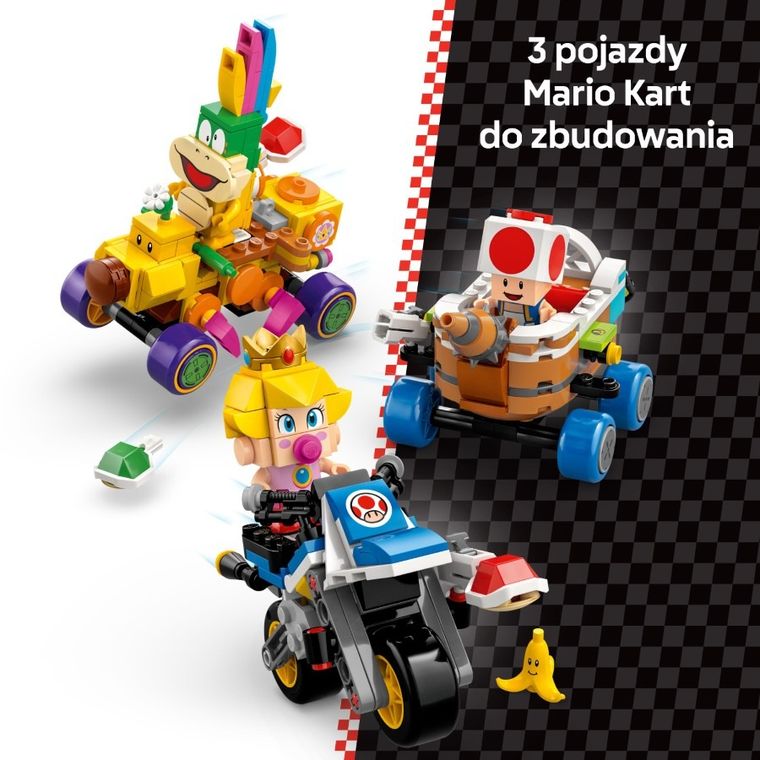LEGO Super Mario, Mario Kart - Zestaw Baby Peach i Grand Prix, 72036