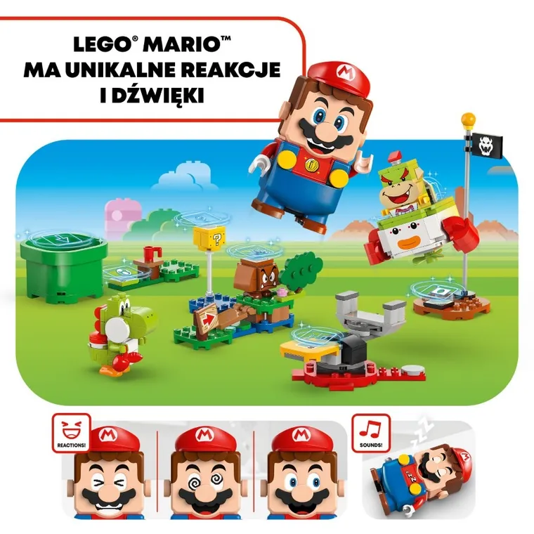 LEGO Super Mario, Przygody z interaktywną figurką LEGO Mario, 71439