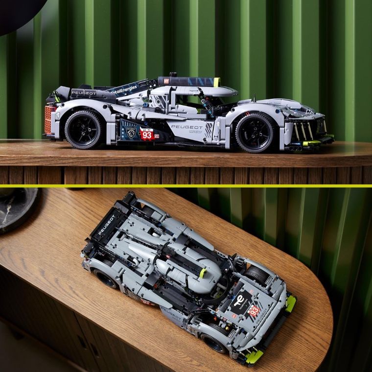 LEGO Technic, PEUGEOT 9X8 24H Le Mans Hybrid Hypercar, 42156