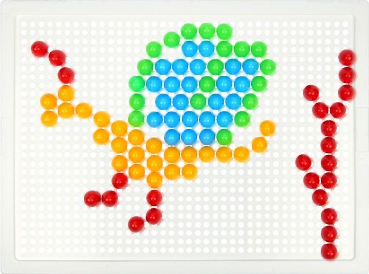 Lena, mozaika kolorowa, 100 elementów