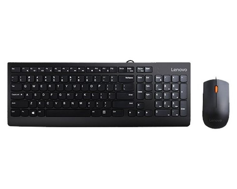 Lenovo, zestaw: klawiatura+mysz, 300 USB, US English, GX30M39606